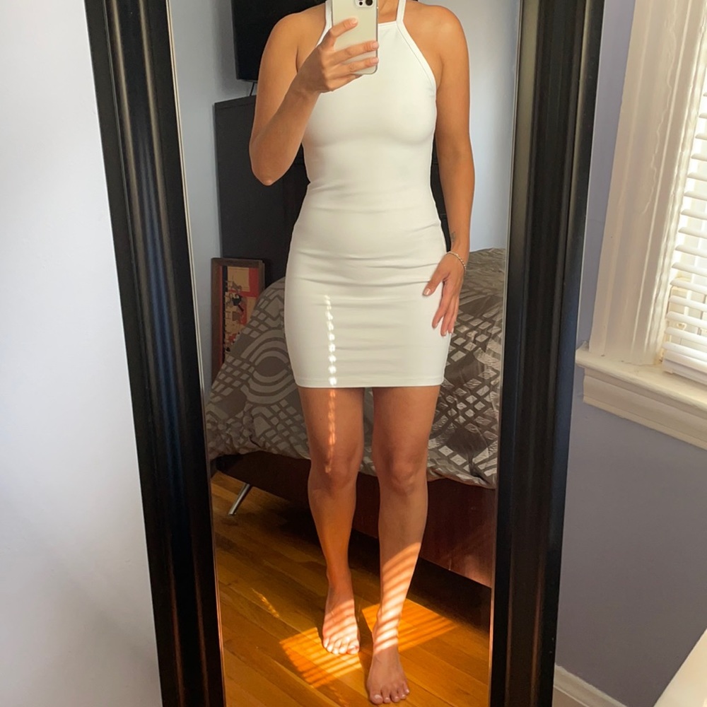 Talula / Aritzia White Square Tank Dress